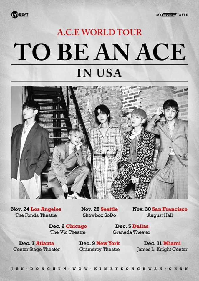 ace world tour poster
