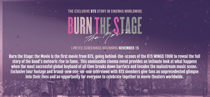 burn the stage synopsis